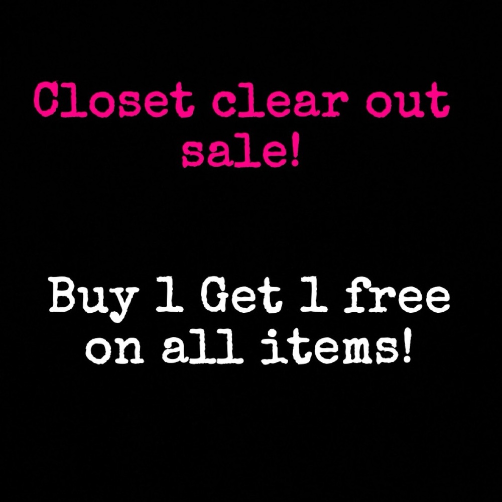 Closet clear out sale! ✨💅